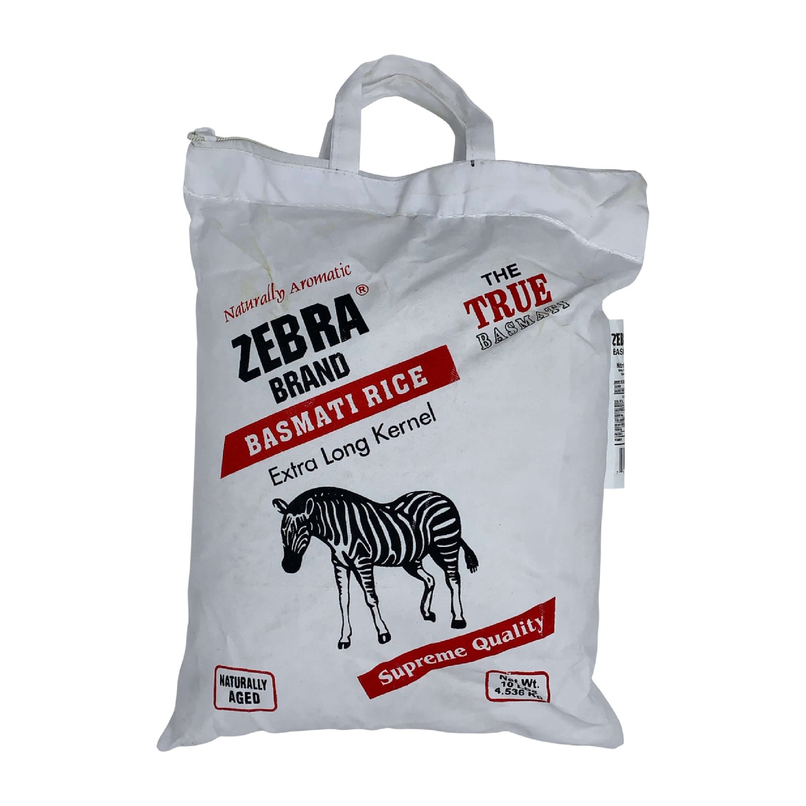 Zebra Extra Long Basmati Rice - 10 lbs Zebra Extra Long Basmati Rice - 10 lbs
