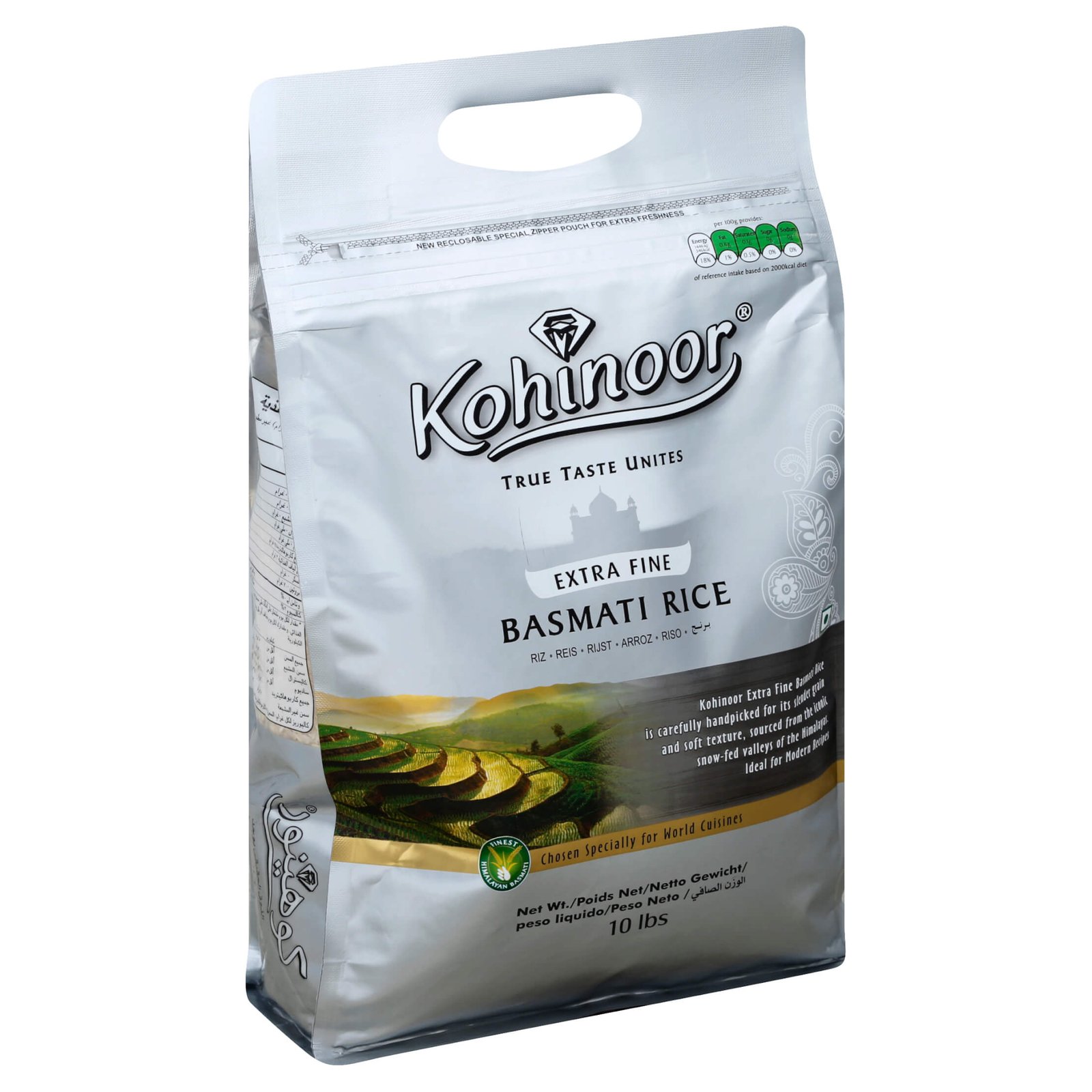 Kohinoor Basmati Rice, Extra Fine Basmati - 10 lbs Kohinoor Basmati Rice, Extra Fine Basmati - 10 lbs