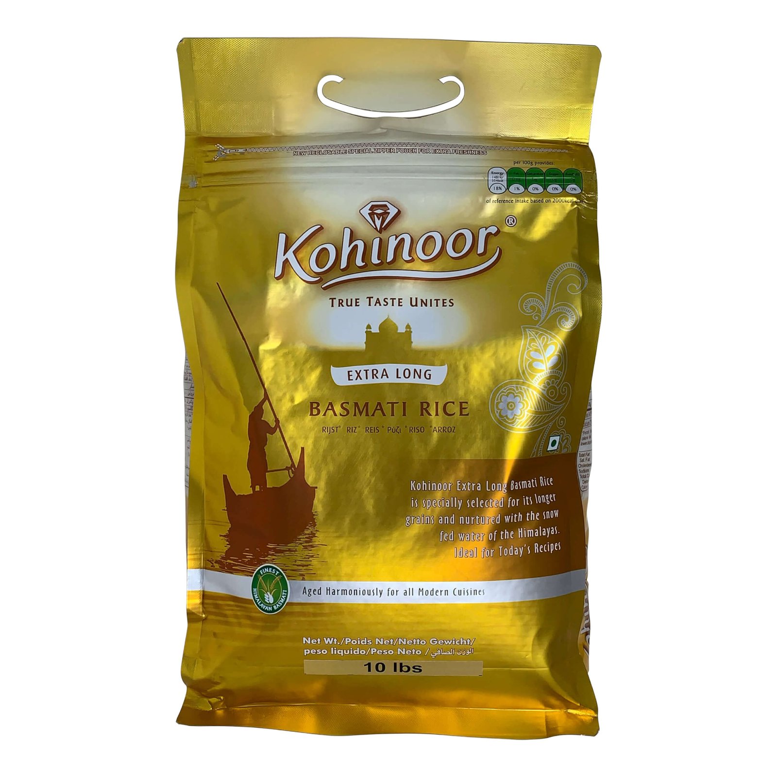 Kohinoor Gold Extra Long Basmati Rice - 10LB Kohinoor Gold Extra Long Basmati Rice - 10LB